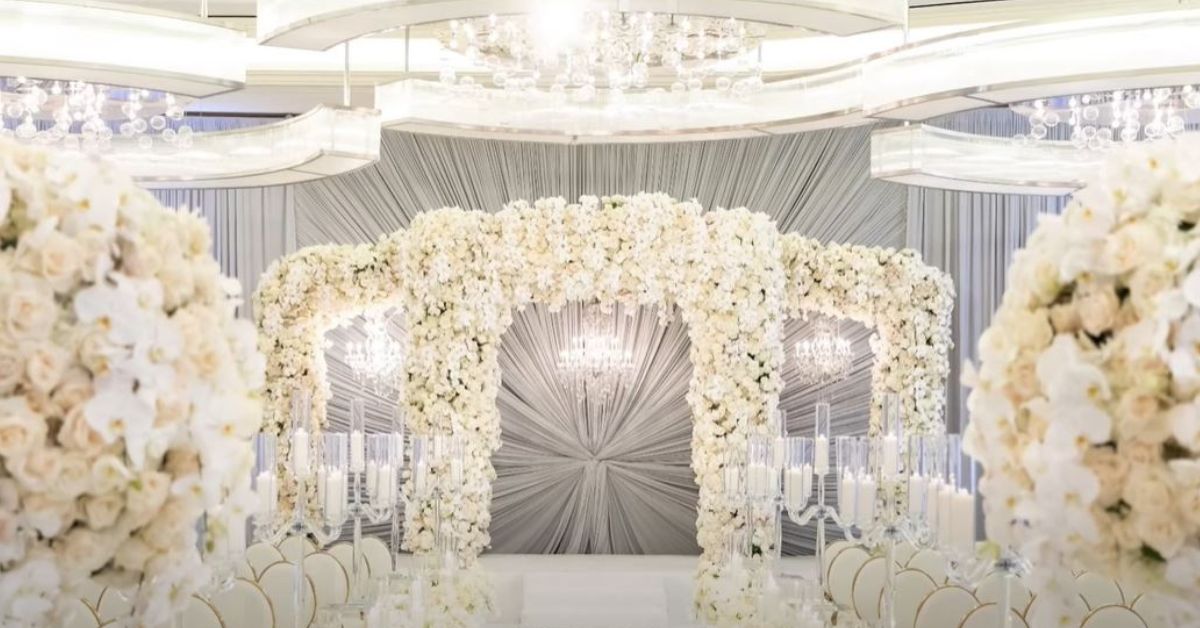 What is the trend in wedding decor in 2023?